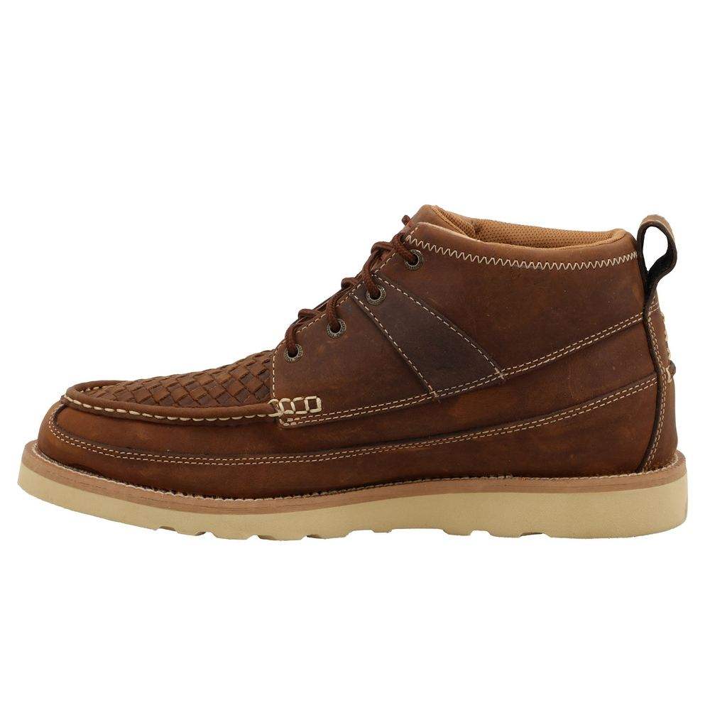 ウェスティン Twisted X Men's Woven Oiled Saddle Lace Up Casual Shoe — NRS
