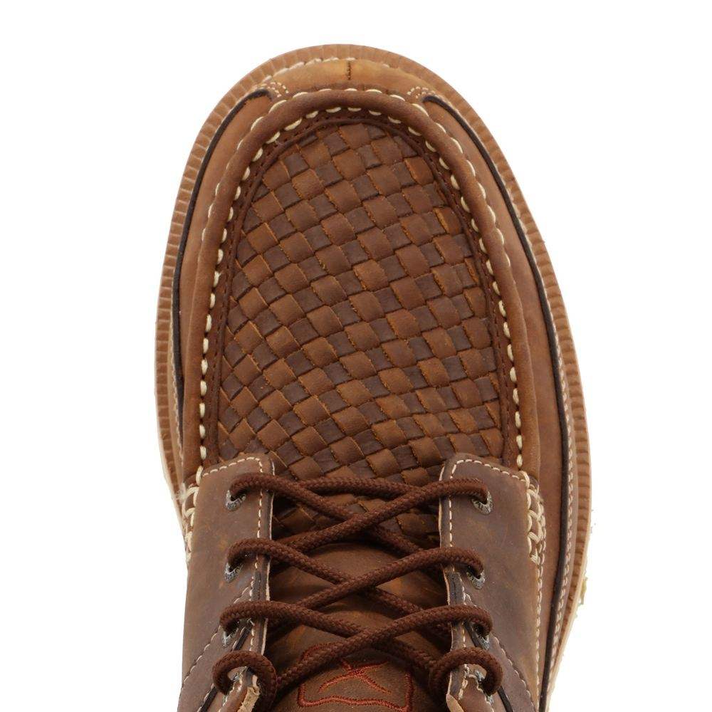 Twisted X Men's Woven Oiled Saddle Lace Up Casual Shoe — NRS