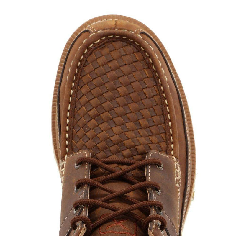Twisted X Men's Woven Oiled Saddle Lace Up Casual Shoe