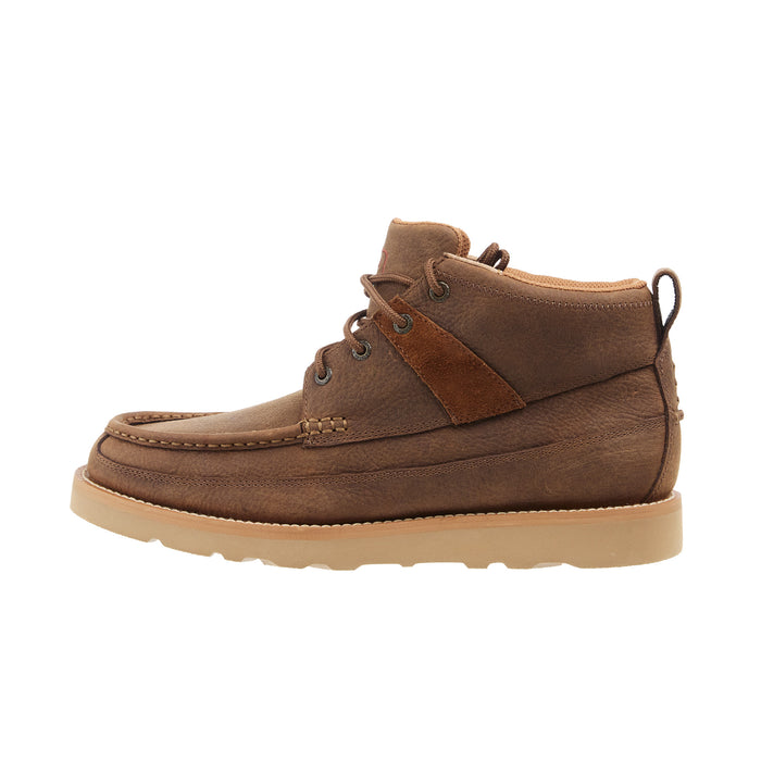 Twisted X Men`s Tobacco Brown Wedge Sole Shoe
