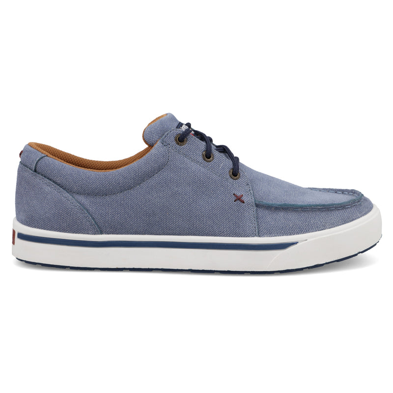 Twisted X Men`s Wrangler by Denim Blue Kicks Casual Shoe