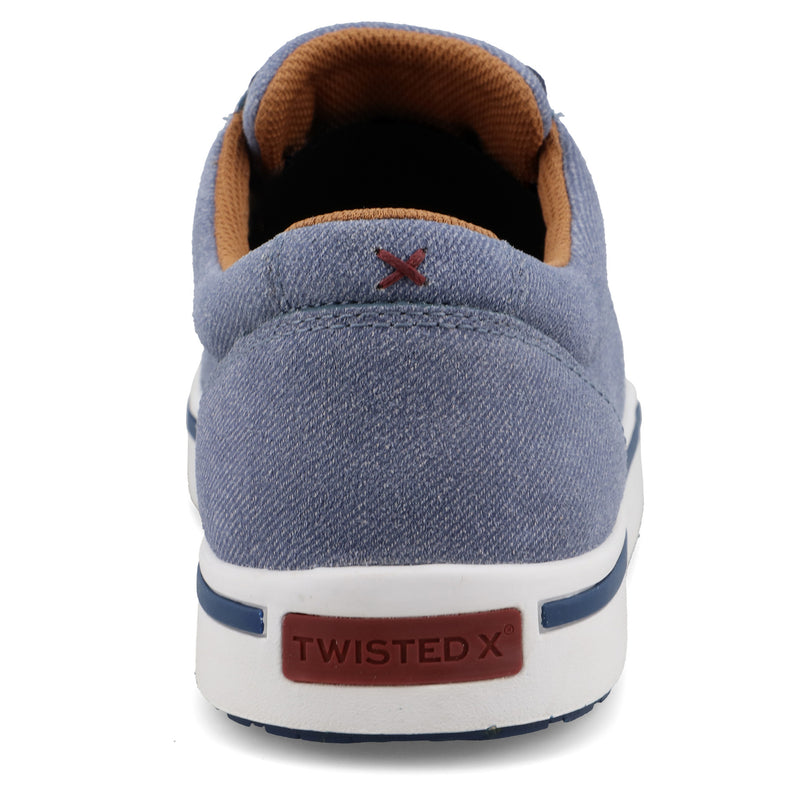 Twisted X Men`s Wrangler by Denim Blue Kicks Casual Shoe