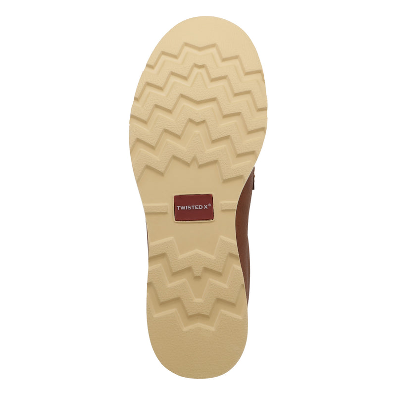 Twisted X Men`s Amber Brown Wedge Sole Slip On Casual Shoe