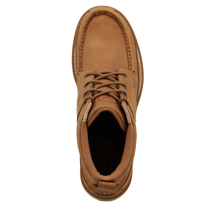 Twisted X Men's 6in Wedge Sole Golden Brown Casual Shoe