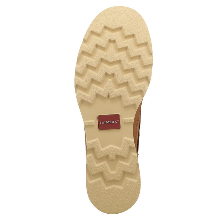 Twisted X Men's 6in Wedge Sole Golden Brown Casual Shoe