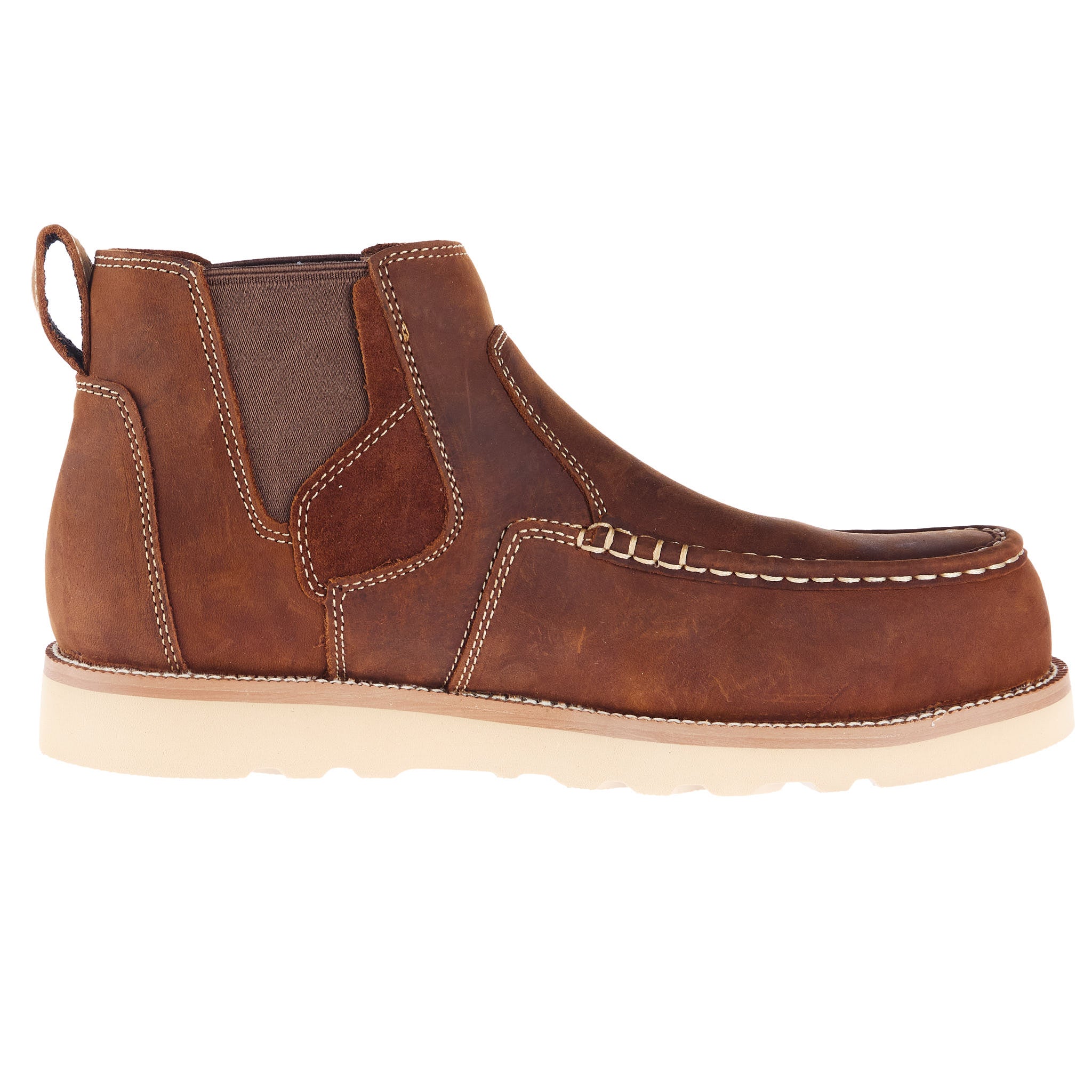 Twisted X Men's 6 Oiled Saddle 6in. Chelsea Wedge Sole Nano Toe