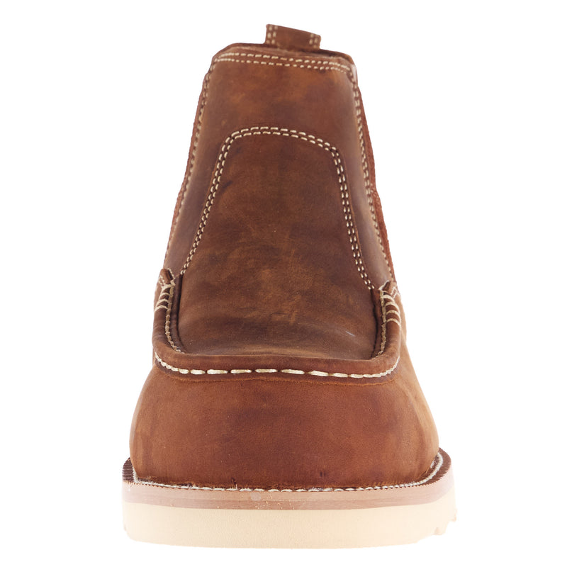 Twisted X Men's 6 Oiled Saddle 6in. Chelsea Wedge Sole Nano Toe Work Boot