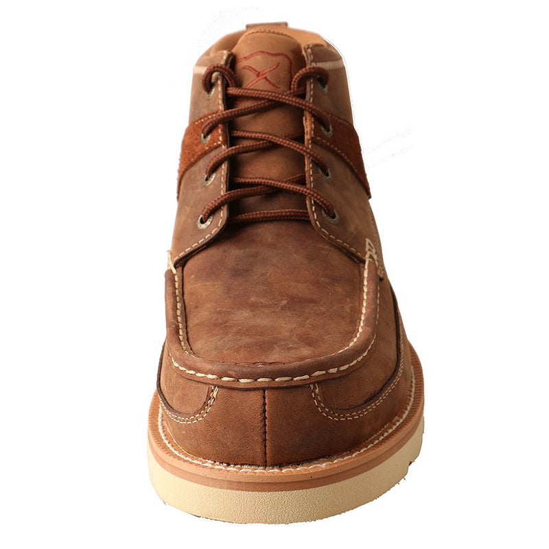 Twisted X Mens Oiled Saddle Steel Toe Casual Shoe