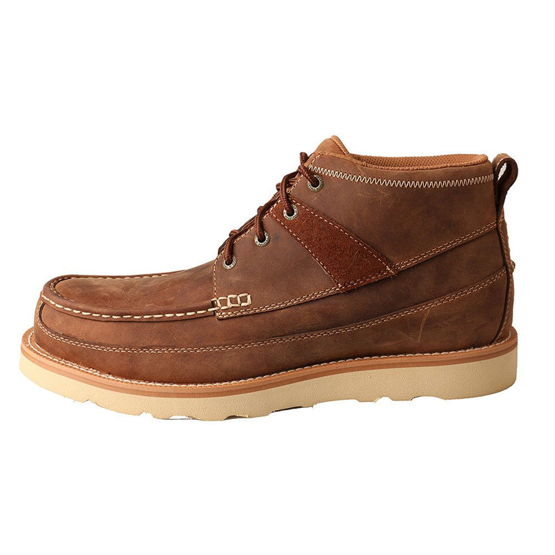 Twisted X Mens Oiled Saddle Steel Toe Casual Shoe