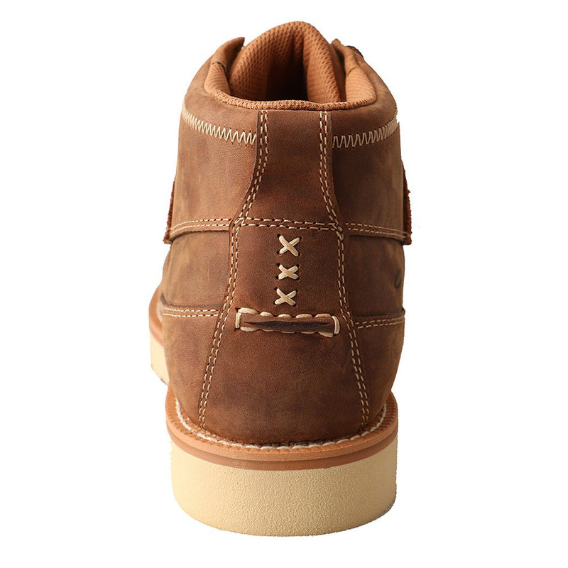 Twisted X Mens Oiled Saddle Steel Toe Casual Shoe