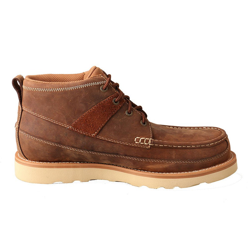 Twisted X Mens Oiled Saddle Steel Toe Casual Shoe