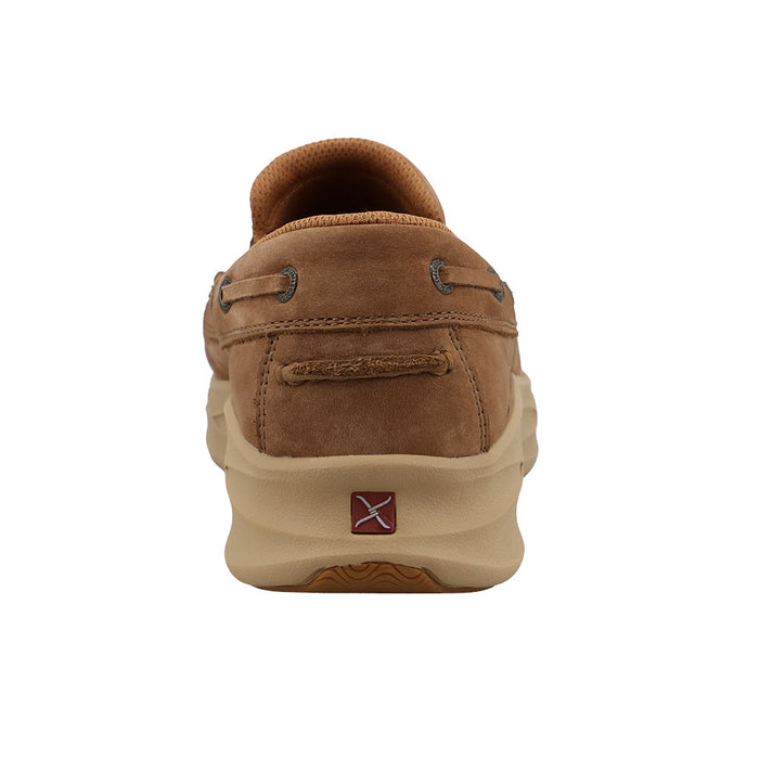 Twisted X Men's FeatherSlip On Camel Boat Shoe