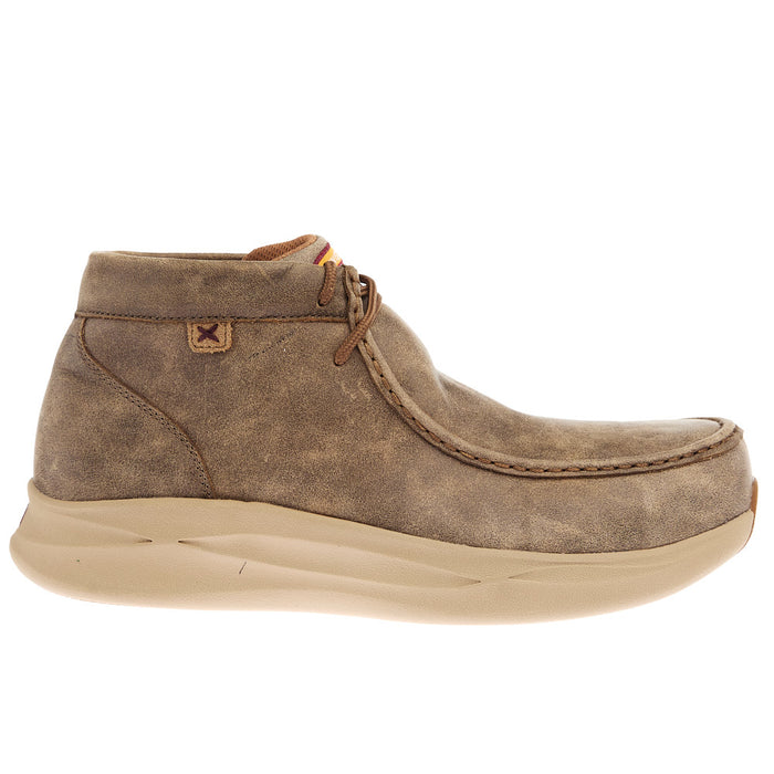 Twisted X Men`s Feather X Bomber Brown 6In Ultralite Nano Round Toe Work Boot