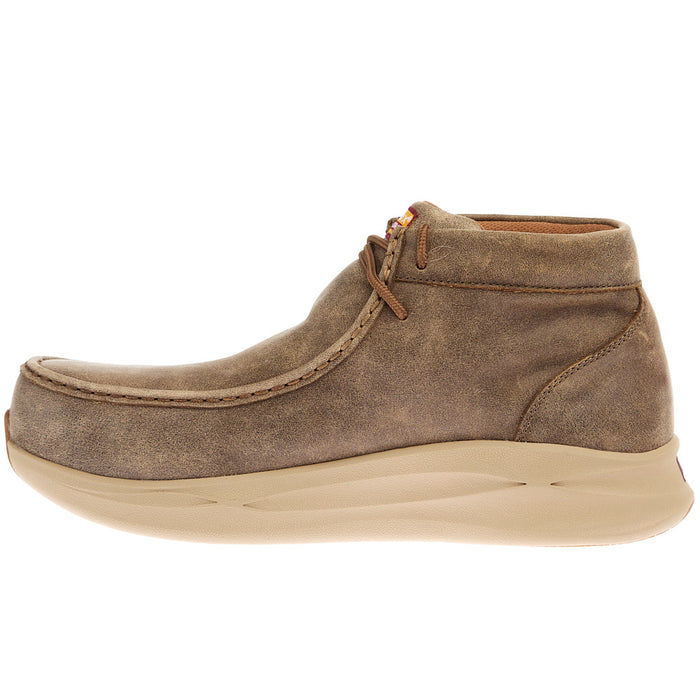 Twisted X Men`s Feather X Bomber Brown 6In Ultralite Nano Round Toe Work Boot