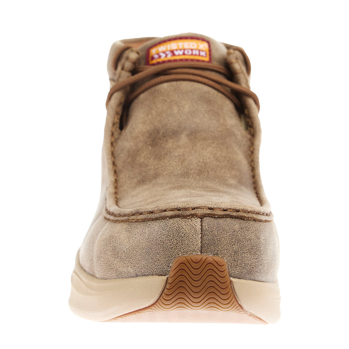 Twisted X Men`s Feather X Bomber Brown 6In Ultralite Nano Round Toe Work Boot