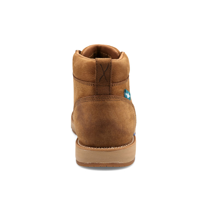 Twisted X Men`s Tobacco Brown 6in CellStretch Wedge Sole Casual