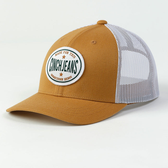 Cinch Men's Brown Patch Cap