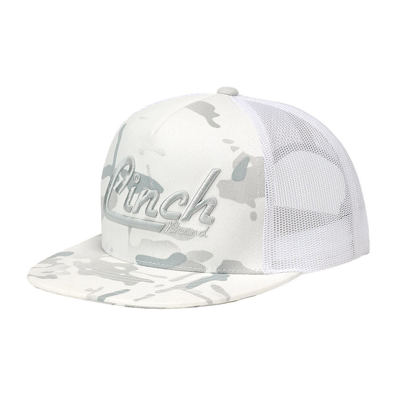 Cinch Men's White Camo Logo Cap