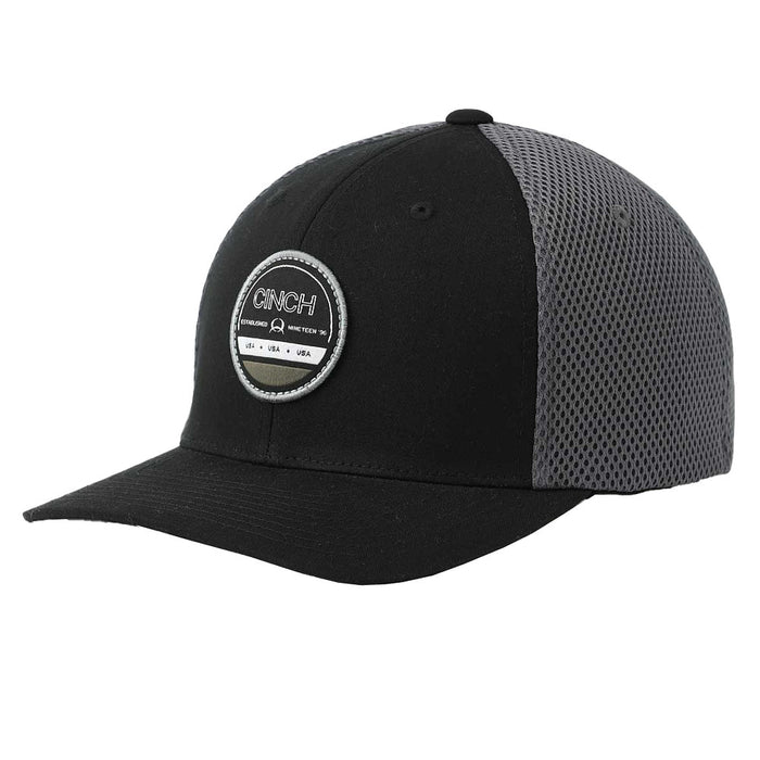 Cinch Men's Black Flex Fit Cap
