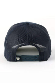 Cinch Men's Denim Leather Patch Cap
