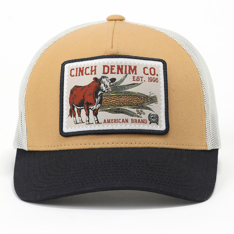Cinch Men's Gold Trucker Cap