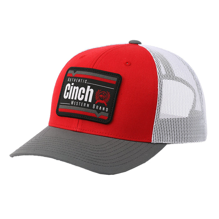 Cinch Men's Red Western Brand Cap