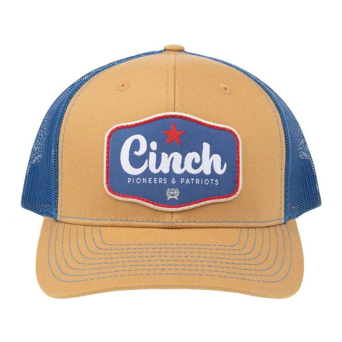 Cinch Brown Pioneers and Patriots Patch Cap