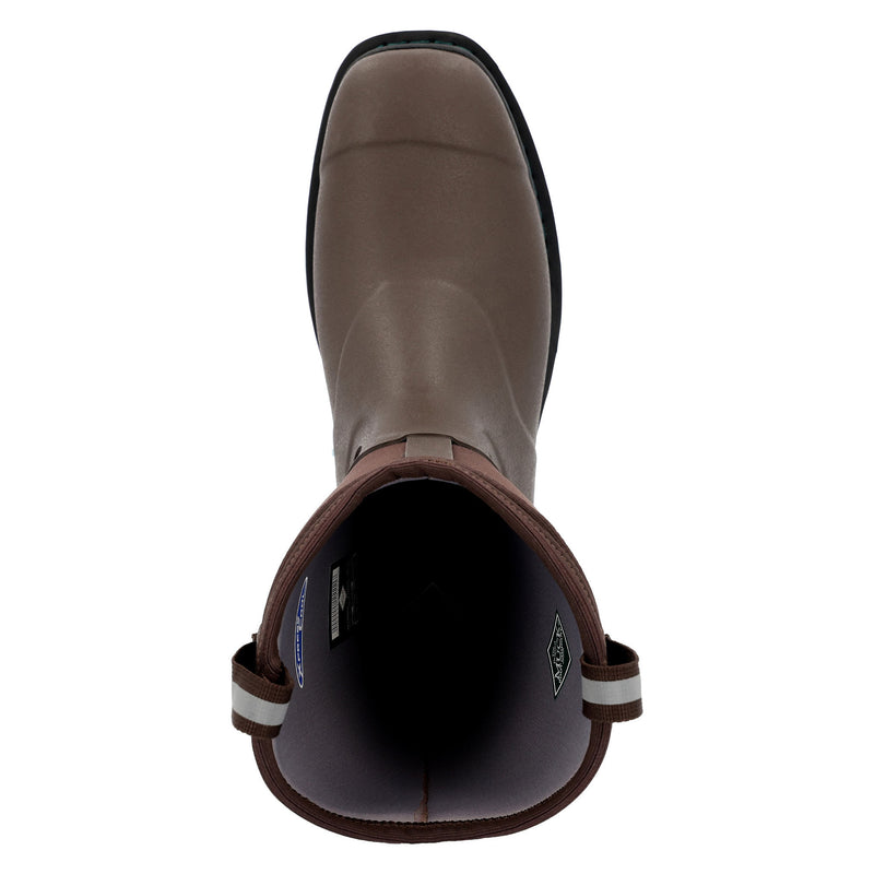 Muck Men`s Chore Rubber Square Toe Rubber 12In Top Boot