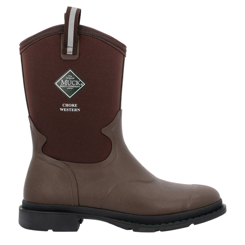 Muck Men`s Chore Rubber Square Toe Rubber 12In Top Boot