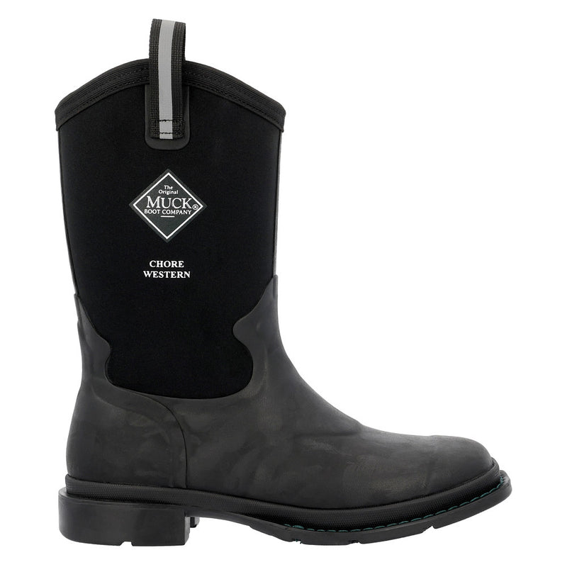 Muck Women`s Chore Black 12In Square Toe Boot
