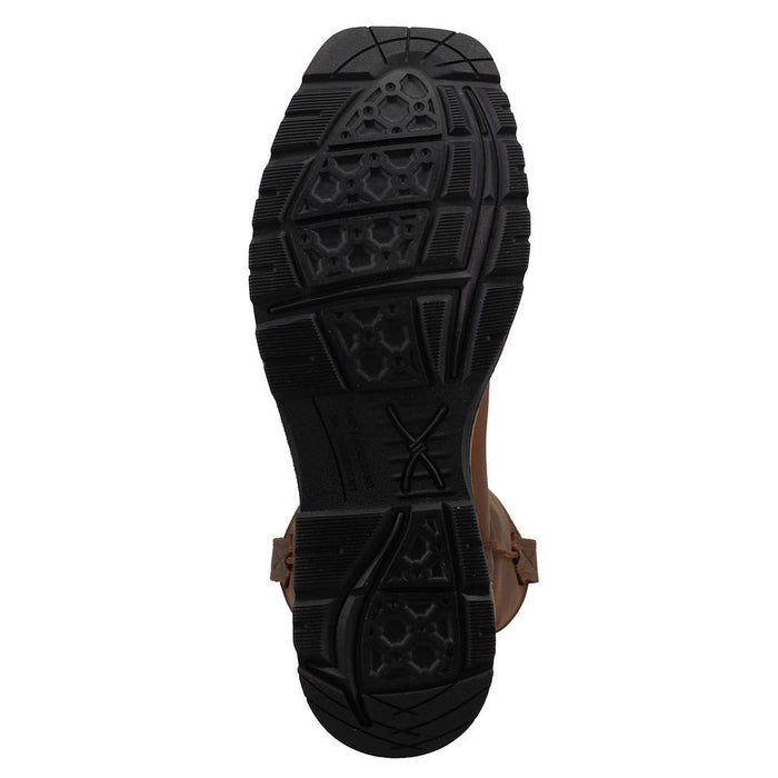Twisted X Men's 10in Brown Cowboy Nano Square Toe Work Boot