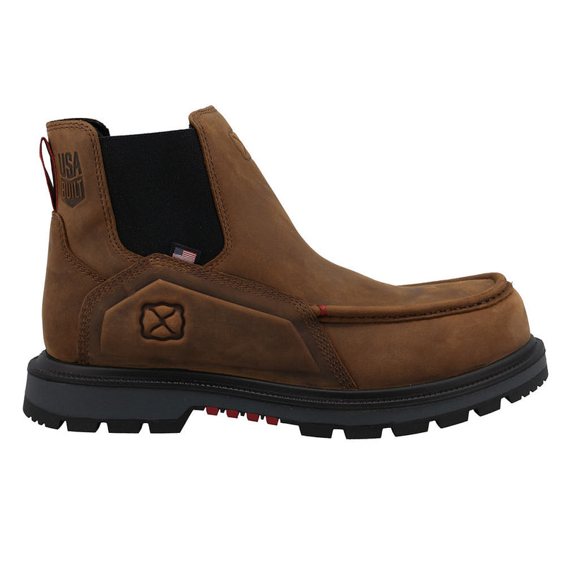 Twisted X Men's Chelsea Nano Round Toe 6in Work Boot