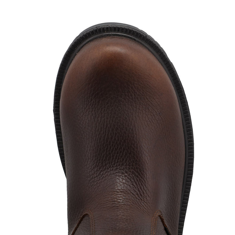 Twisted X Men's Brown Waterproof Nano Round Toe 11in Work Boot