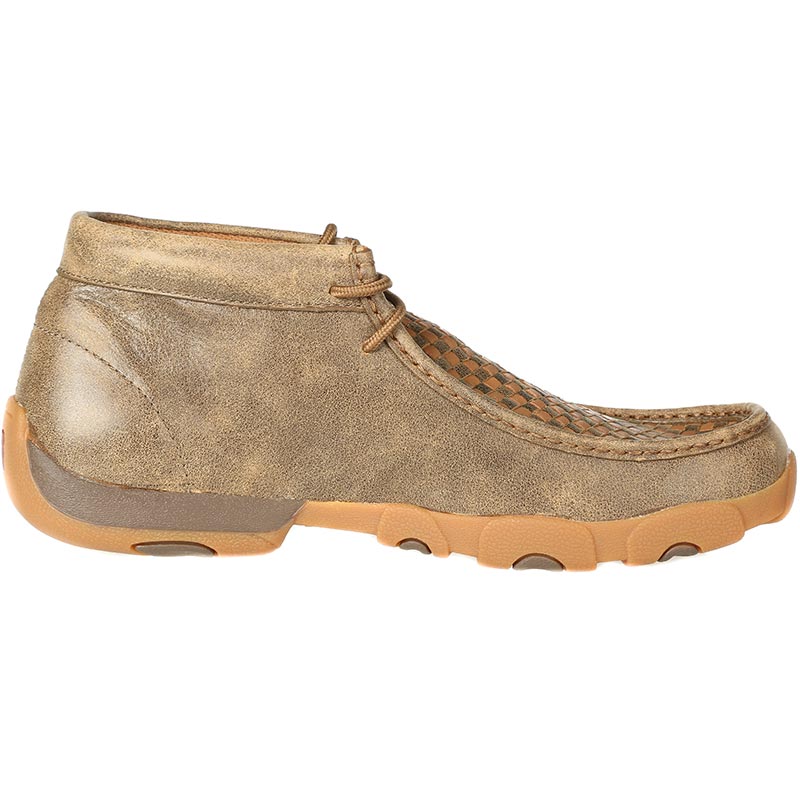 Twisted X Men's Bomber/Tan Patchwork Driving Mocs