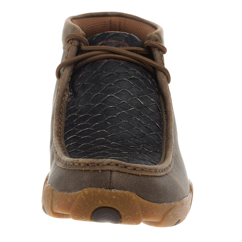Twisted X Men`s Black Fish Print Chukka Driving Moc