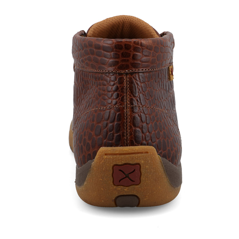 Twisted X Men`s Ginger Gator Print Chukka Driving Moc