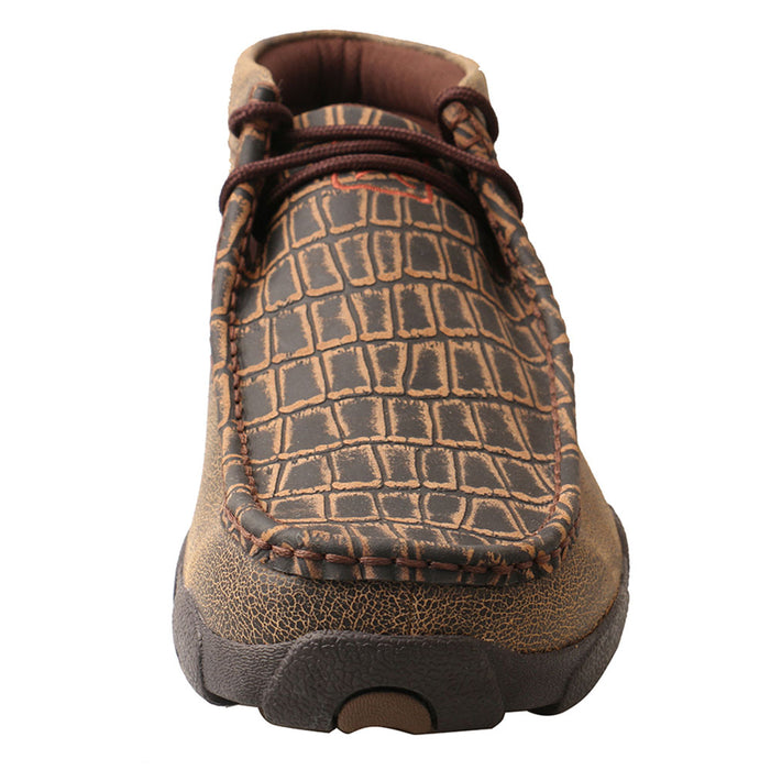 Twisted X Mens Caimin Print Driving Moc With Alloy Toe
