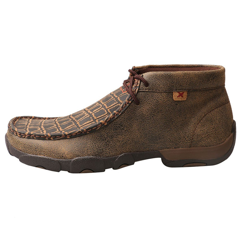 Twisted X Mens Caimin Print Driving Moc With Alloy Toe