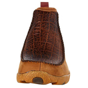 Twisted X Men`s Tan Spice Elephant Print 4` Chelsea Slip On Driving Moc