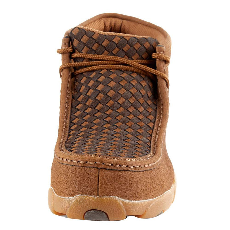 Twisted X Men's Clay Cocoa Basketweave Nano Toe Driving Moc