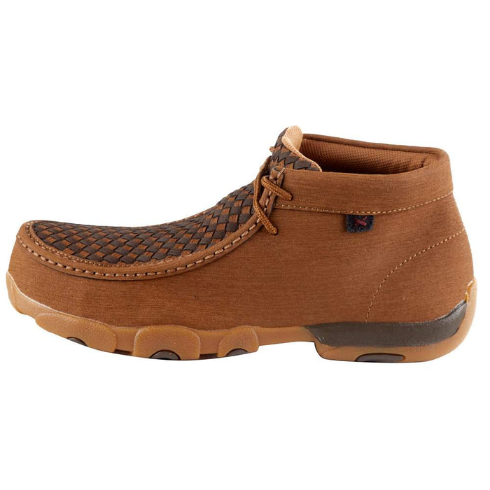 Twisted X Men's Clay Cocoa Basketweave Nano Toe Driving Moc