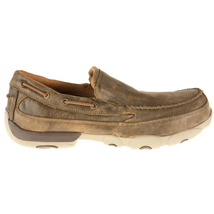 Twisted X Men's Bomber Composite Toe Slip-On Boat Shoe