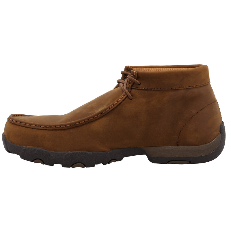 Twisted X Men's Distressed Saddle Steel Toe Driving Mocs