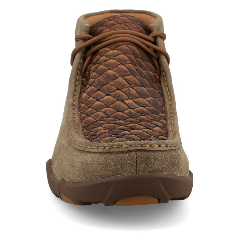 Twisted X Men`s UltraLiteX Dark Tan and Shitake Driving Moc