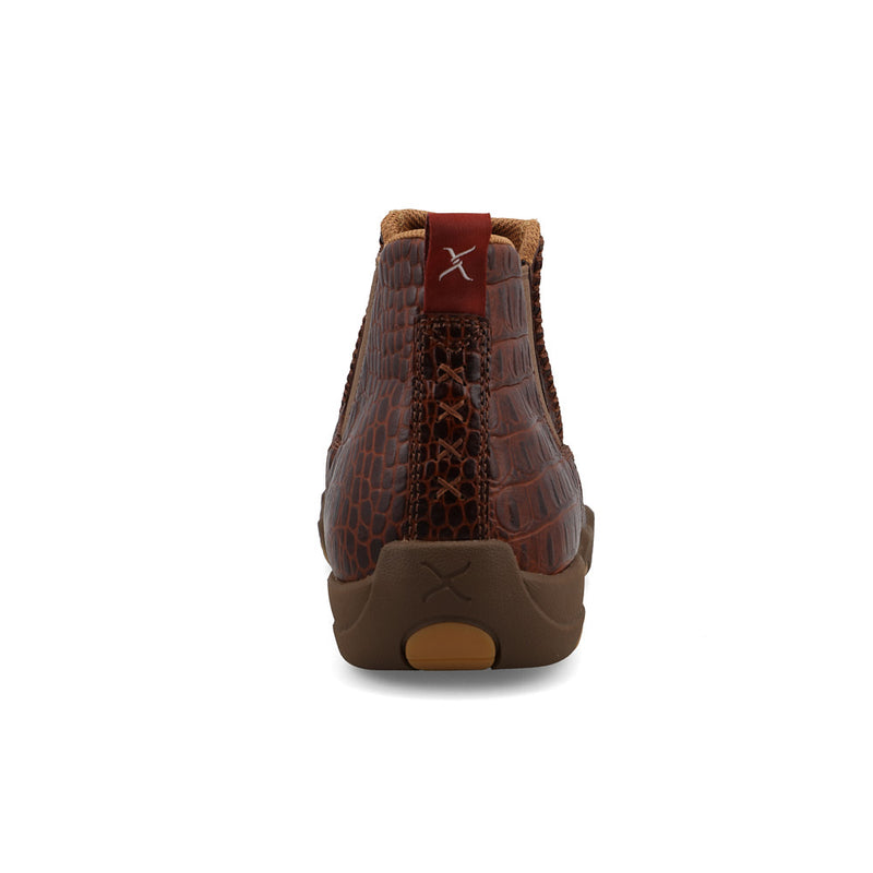 Twisted X Men's UltraLite6In Brown Caiman Print Chelsea Moc
