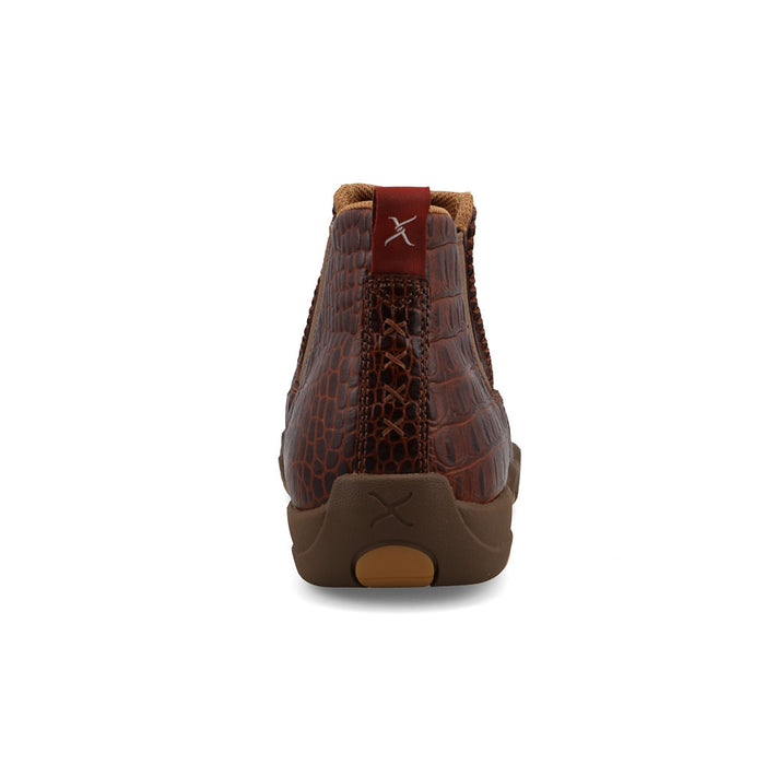 Twisted X Men's UltraLite6In Brown Caiman Print Chelsea Moc