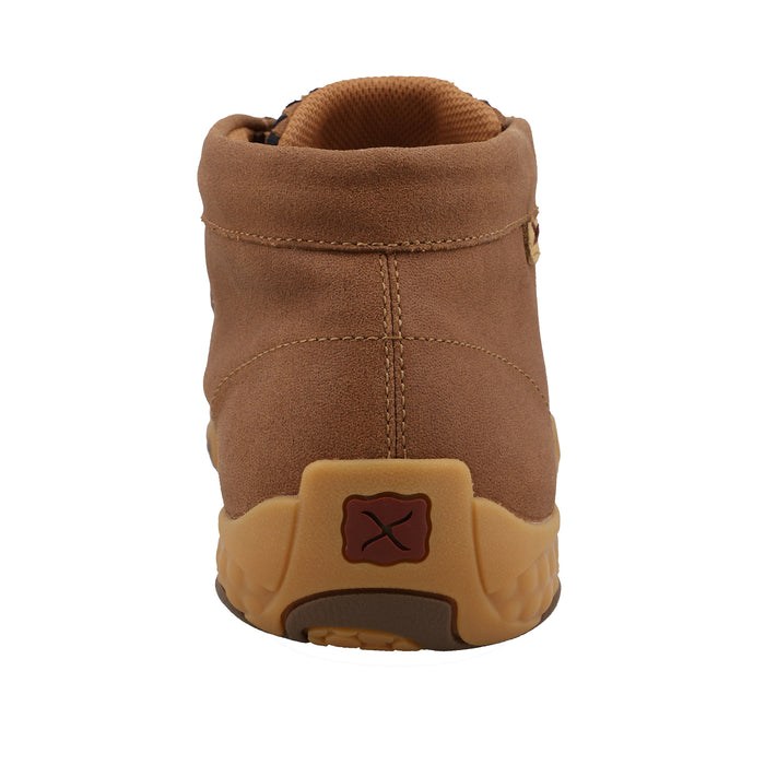Twisted X Mens Gingerbread/Black Weave Driving Moc