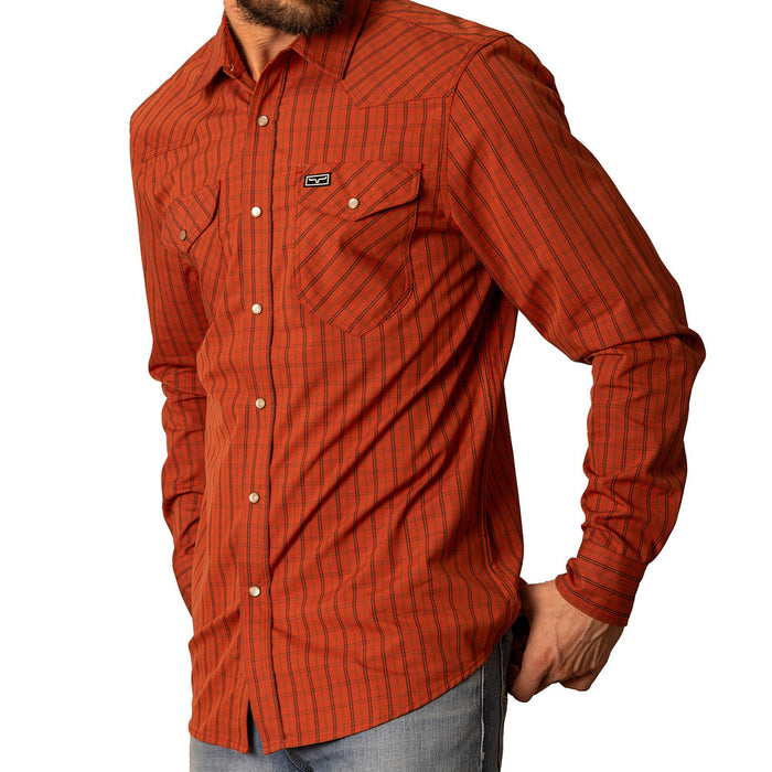 Kimes Ranch Men's Brick Red Button Shirt Kimes Ranch Men's Brick Red Button Shirt