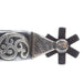 Mike Emberson Card Suite and Silver Engraved Scroll Short Shank Spurs