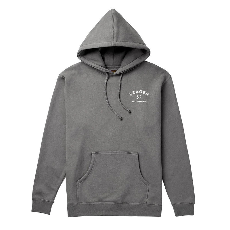 Seager Inc Men's Branded Charcoal Hoodie